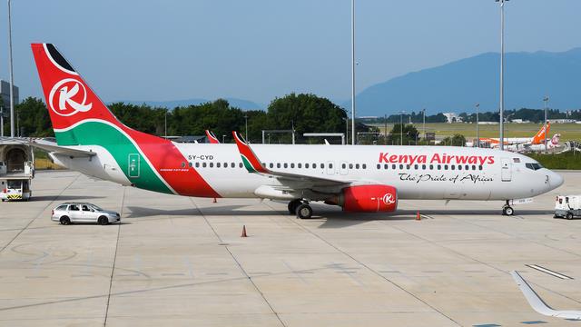 5Y-CYD:Boeing 737-800:Kenya Airways